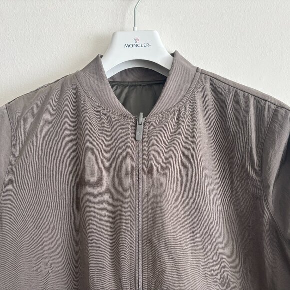 Lululemon Non-stop Bomber Reversible Jacket Olive / Taupe Medium - Large - Picture 2 of 14